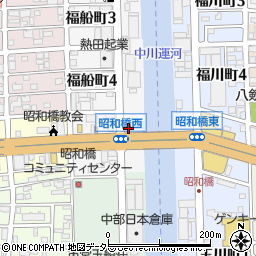中川警察署昭和橋交番周辺の地図