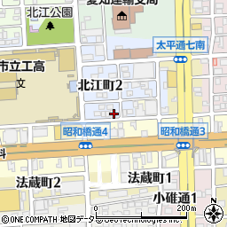 愛知県名古屋市中川区北江町2丁目29周辺の地図