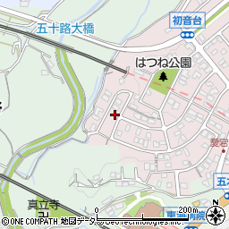 静岡県三島市初音台3周辺の地図