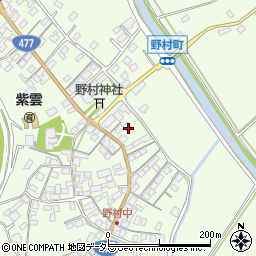 滋賀県近江八幡市野村町1433周辺の地図