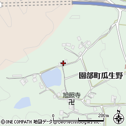 京都府南丹市園部町瓜生野竹ケ後25周辺の地図
