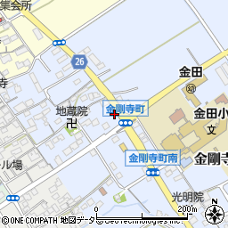 滋賀県近江八幡市金剛寺町535周辺の地図