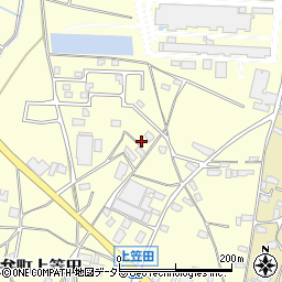 三重県いなべ市員弁町上笠田2632周辺の地図