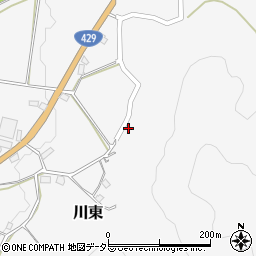 岡山県美作市川東358周辺の地図