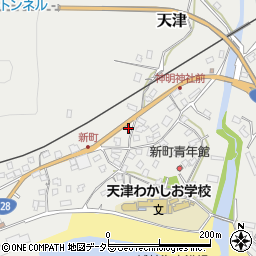 千葉県鴨川市天津2072周辺の地図