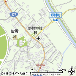 滋賀県近江八幡市野村町1435周辺の地図
