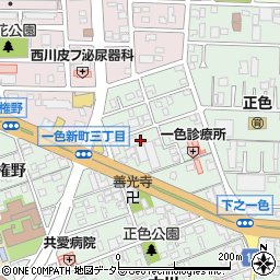 愛知県名古屋市中川区下之一色町波花107-2周辺の地図