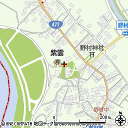 滋賀県近江八幡市野村町805周辺の地図