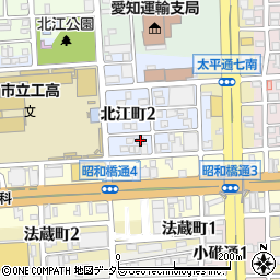 愛知県名古屋市中川区北江町2丁目27周辺の地図