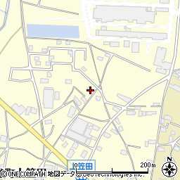 三重県いなべ市員弁町上笠田2630周辺の地図