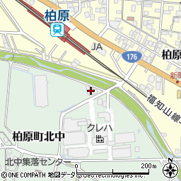 兵庫県丹波市柏原町北中11周辺の地図