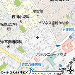 滋賀県近江八幡市鷹飼町1563-2周辺の地図