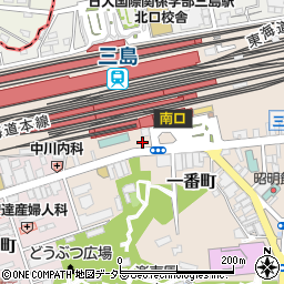 三島市観光協会周辺の地図
