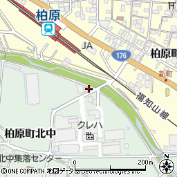 兵庫県丹波市柏原町北中14周辺の地図