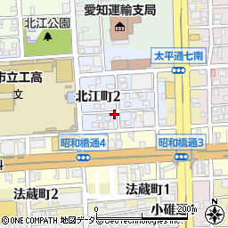 愛知県名古屋市中川区北江町2丁目28周辺の地図
