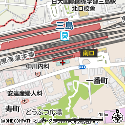 タリーズコーヒー富士山三島東急ホテル店周辺の地図