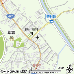 滋賀県近江八幡市野村町1431周辺の地図