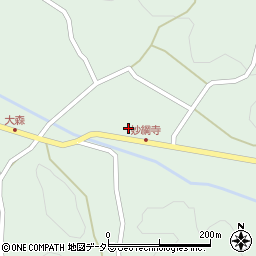 有限会社中国アルプス周辺の地図