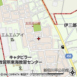 愛知県弥富市五之三川平周辺の地図