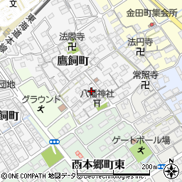 滋賀県近江八幡市鷹飼町1062周辺の地図