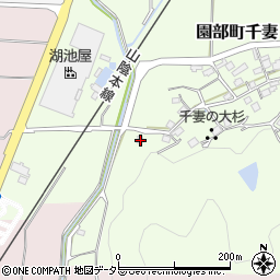 京都府南丹市園部町千妻岡崎周辺の地図
