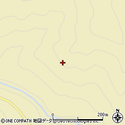 愛知県北設楽郡東栄町振草古戸大嵐周辺の地図