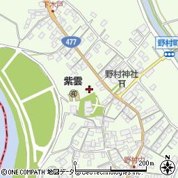 滋賀県近江八幡市野村町804周辺の地図
