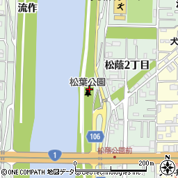 愛知県名古屋市中川区下之一色町（干潟）周辺の地図