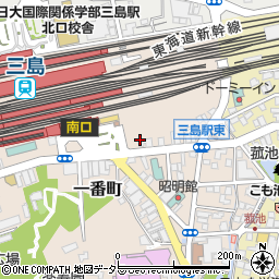 居楽屋白木屋 ＪＲ三島南口駅前店周辺の地図