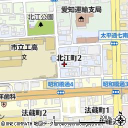 愛知県名古屋市中川区北江町2丁目23周辺の地図