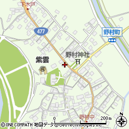 滋賀県近江八幡市野村町796周辺の地図