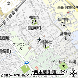應現寺周辺の地図