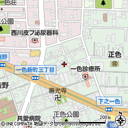 愛知県名古屋市中川区下之一色町波花67周辺の地図
