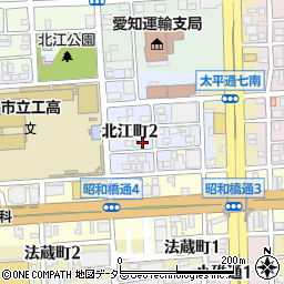 愛知県名古屋市中川区北江町2丁目21-5周辺の地図