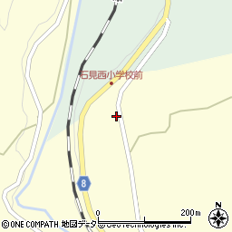 鳥取県日野郡日南町中石見821周辺の地図