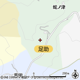 愛知県豊田市椿立町荒田周辺の地図