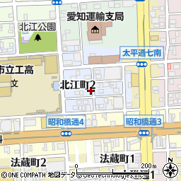愛知県名古屋市中川区北江町2丁目21-1周辺の地図