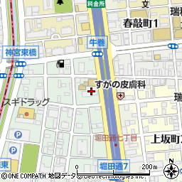 愛知県名古屋市瑞穂区新開町5周辺の地図