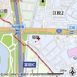 アリさんマークの引越社 中川支店周辺の地図