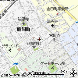 滋賀県近江八幡市鷹飼町1059周辺の地図