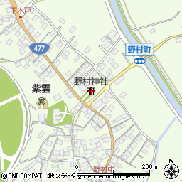 野村神社周辺の地図