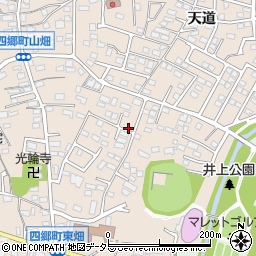愛知県豊田市四郷町天道93-8周辺の地図