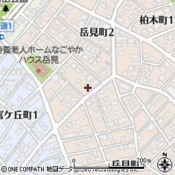 愛知県名古屋市瑞穂区岳見町3丁目17周辺の地図