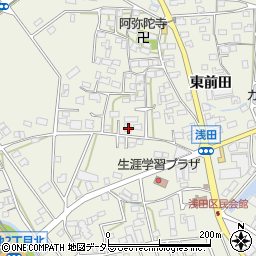 愛知県日進市浅田町西前田65周辺の地図