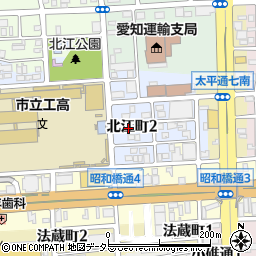 愛知県名古屋市中川区北江町2丁目18-1周辺の地図