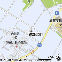 滋賀県東近江市建部北町167周辺の地図