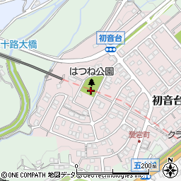 静岡県三島市初音台4周辺の地図