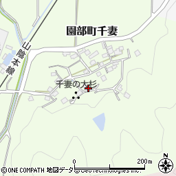 京都府南丹市園部町千妻（東前）周辺の地図