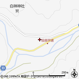 愛知県北設楽郡設楽町東納庫岩クラ周辺の地図