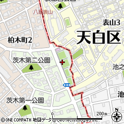 愛知県名古屋市瑞穂区彌富町（茨山）周辺の地図